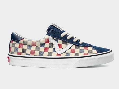 Vans Washed Sport Washed in Dress Blues Online now