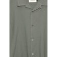 About Companions Kuno Shortsleeve eco seersucker dusty olive Hot on Sale