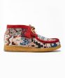 Todd Snyder x Clarks Originals Kaleidoscopic Red Wallabee Boot on Sale