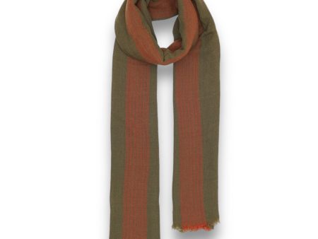 Lovat & Green Blanket Scarf Krall khaki Hot on Sale