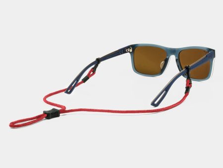 Croakies Universal Fit Terra Spec Cord in Red For Discount