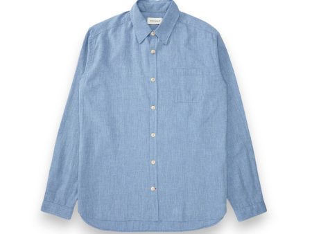 Oliver Spencer New York Special Shirt wyatt sky blue Online