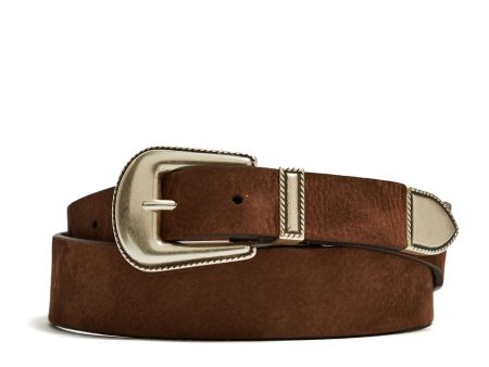 Anderson s Brown Suede Western Belt Fashion