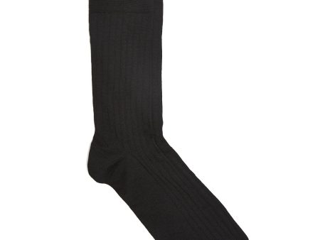 Corgi Solid Black Dress Socks Hot on Sale