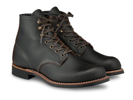 Red Wing 3345 Blacksmith 6  Boot in Black Prairie Leather Supply