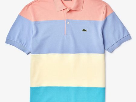 Lacoste Short Sleeve Colorblock Polo For Cheap