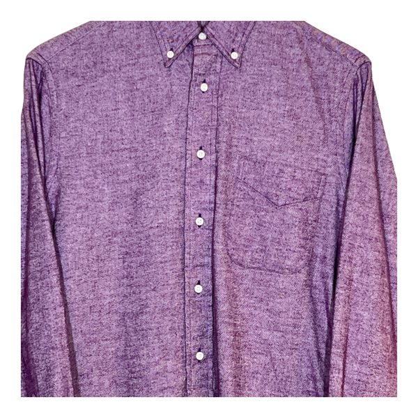 Gitman Brothers Vintage brushed purple chambray For Discount