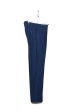 Frank Leder Pleated Slim Trouser baltic blue dyed on Sale