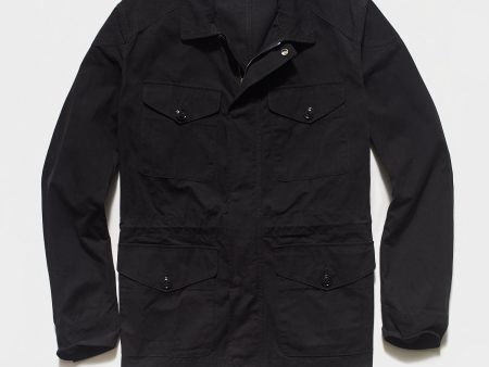 Made in New York Desert Four Pocket Jacket in Black Cheap