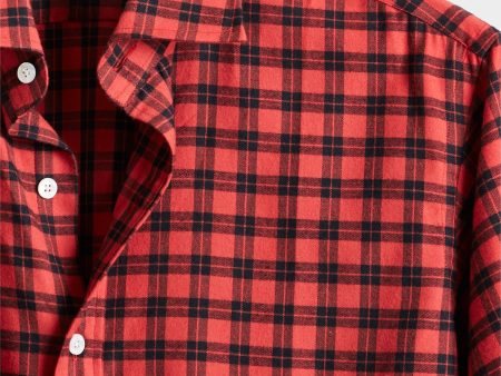 Made in USA Hamilton + Todd Snyder Brushed Twill Lumberjack Plaid Dress Shirt Online Sale