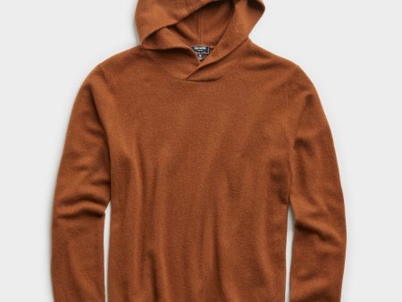 Cashmere Hoodie in Toasted Almond Discount