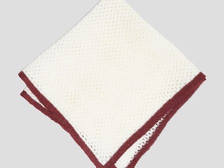 Mungai Net a Porter Pocket Square in White Hot on Sale