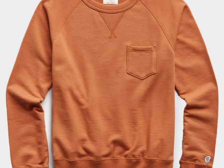 Lightweight Pocket Sweatshirt in Spice Supply