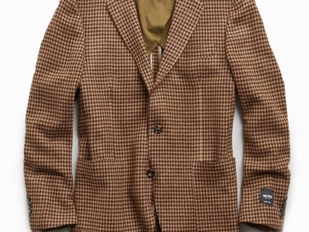 Sutton Houndstooth Sport Coat in Brown For Cheap