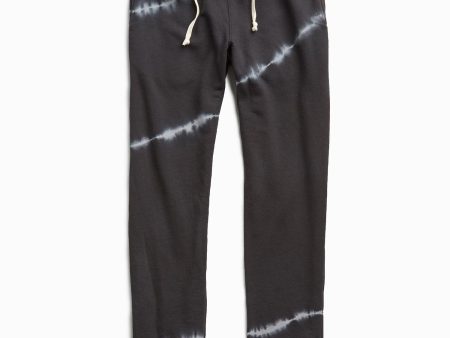 Black Tie Dye Classic Sweatpant For Sale