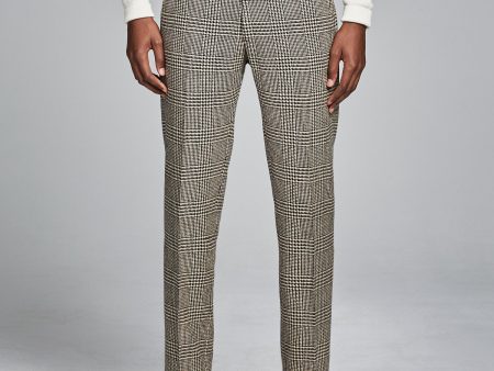 Sutton Glen Plaid Suit Trouser in Wool Silk For Sale