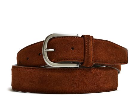 Anderson s Suede Belt in Dark Brown Sale