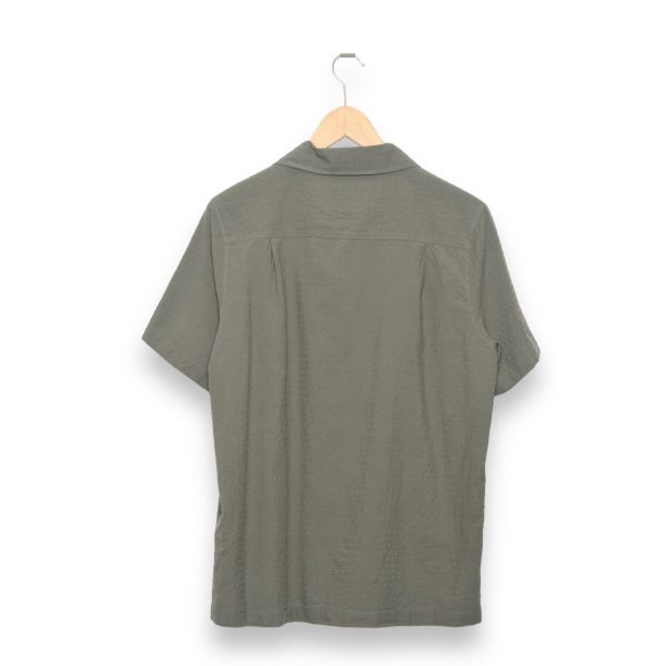 About Companions Kuno Shortsleeve eco seersucker dusty olive Hot on Sale