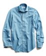 Emanuele Maffeis + Todd Snyder Denim Spread Collar Shirt Sale