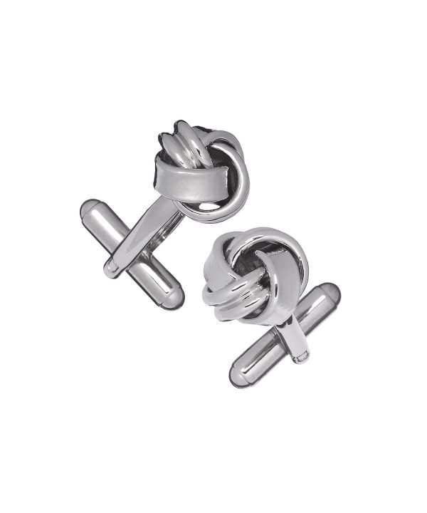 Link Up Classic Metal Knot Cufflinks on Sale