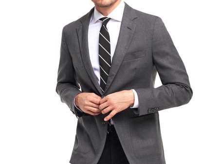 Made in the USA Sutton Unconstructed Sport Coat in Grey Discount