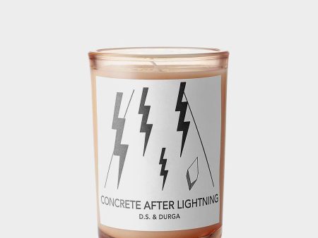 D.S. & Durga Concrete After Lightning 7 oz candle Hot on Sale