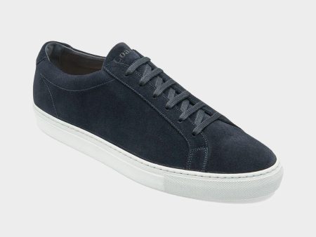 Loake Spirit Suede Sneaker in Navy Discount