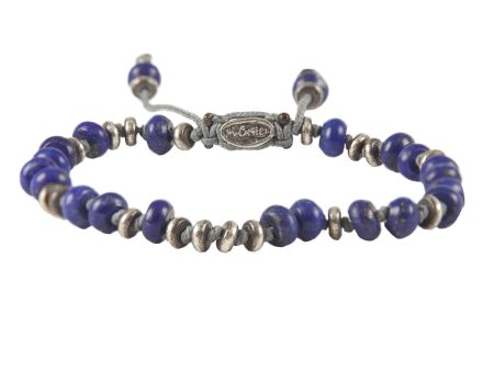 M. Cohen Templar Jointed Bracelet in  Lapis Stone Supply