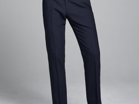 Sutton Tuxedo Pant in Italian Navy Wool Discount