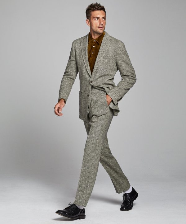 Herringbone Sack Suit Jacket For Discount