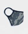 Cotton Jersey Camo Face Mask in Grey Hot on Sale