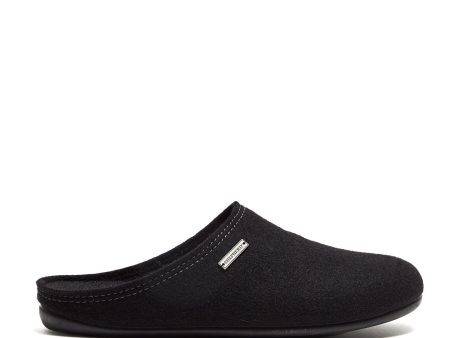 Shepherd of Sweden Jon Slipper in Black Online Hot Sale