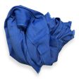 Atelier Alpiniste Cashmere Blanket Herringbone royal blue Cheap