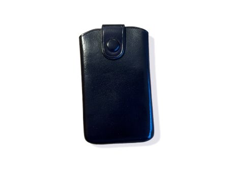 Il Bussetto Pull-up Business Card Case navy blue 03 Hot on Sale