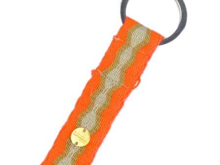 Guanábana Handmade Keyring in Orange Supply