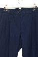 Frank Leder Pleated Slim Trouser baltic blue dyed on Sale