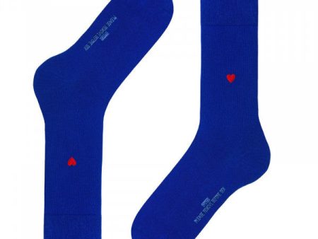 Brosbi The Icon Socks - Heart azure For Cheap