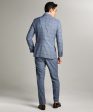 Sutton Wool Suit in Blue Check Discount