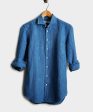 Emanuele Maffeis + Todd Snyder Denim Dress Shirt in Dark Indigo Discount