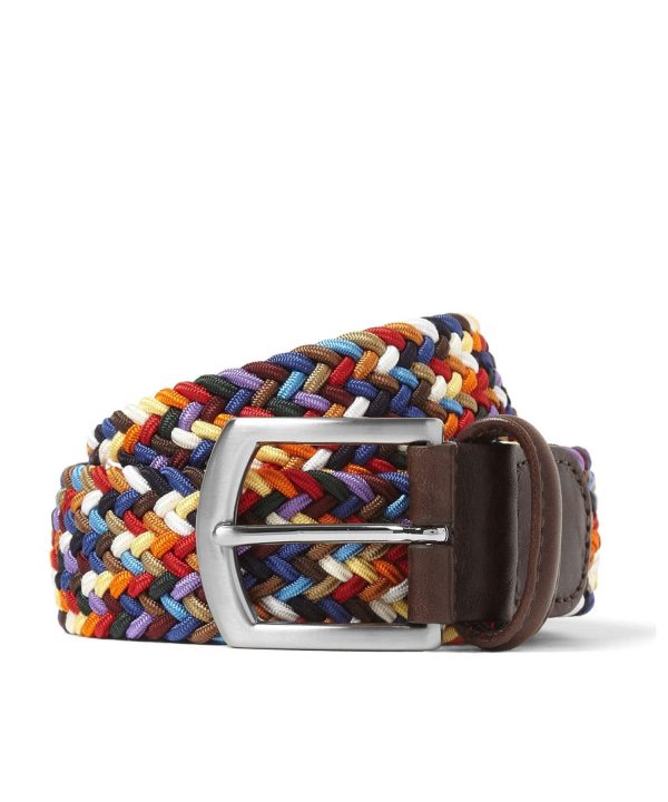 Anderson s Multi Color Woven Belt For Discount