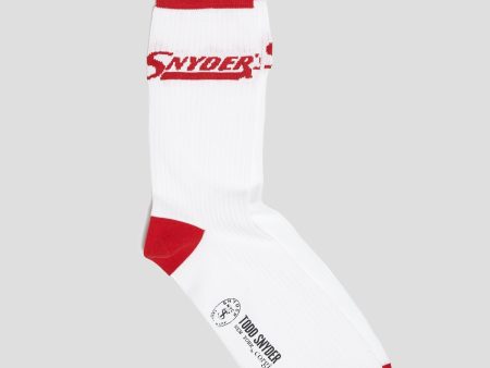 Corgi Exclusive Snyder s Logo Sock in Red Online Hot Sale