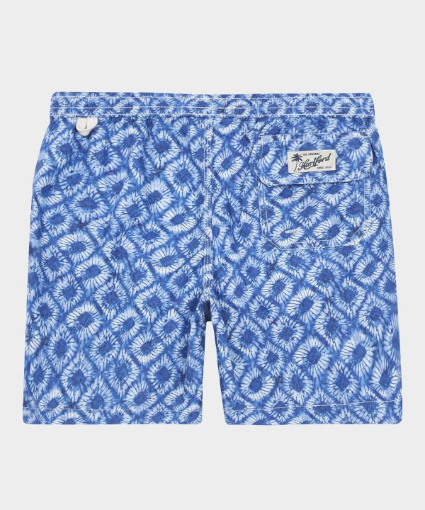 Hartford Tie Dye Print Swim Trunk on Sale