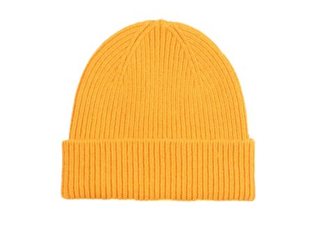 Colorful Standard Merino Wool Beanie burned yellow For Cheap