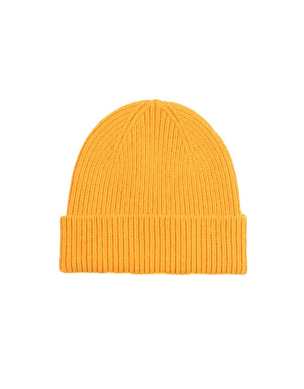 Colorful Standard Merino Wool Beanie burned yellow For Cheap