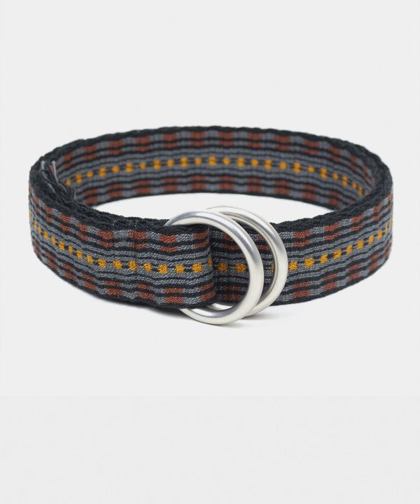 Guanábana Handmade Belt With Fringe + Round Buckle in Grey For Cheap