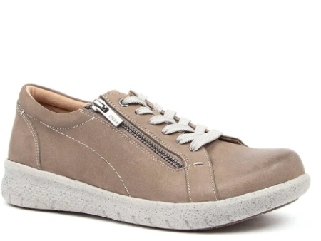 Ziera Solar - Taupe Leather Fashion