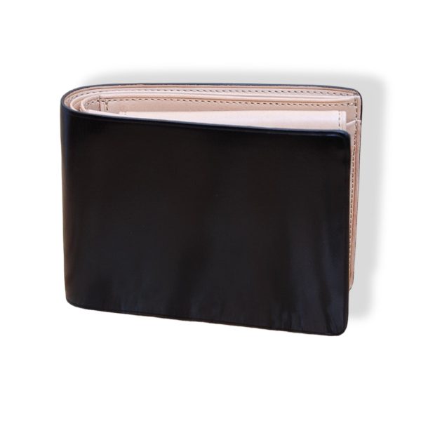 Il Bussetto Bi-fold Wallet with Coin Pocket Black 01 Supply