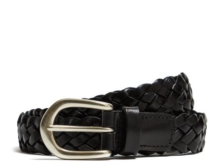 Anderson s Woven Leather in Black Online