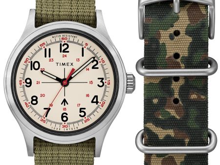 The Military Watch in White on Sale