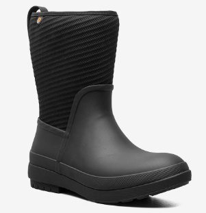 Bogs Crandall II Mid Zip - Black For Discount